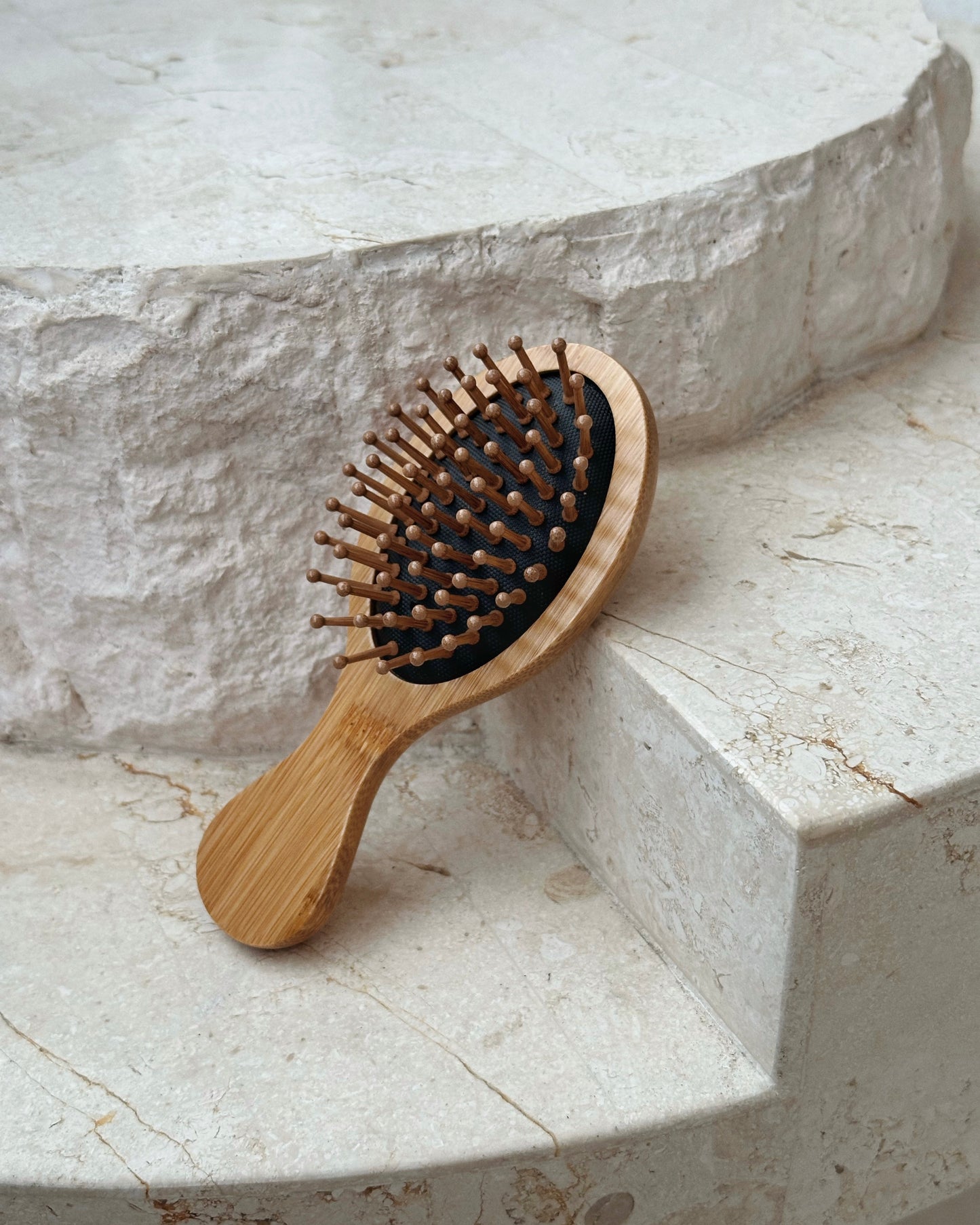 MINI BAMBOO MASSAGE HAIR BRUSH